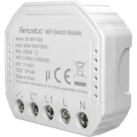 Fontastic 255489 Wi-Fi Slimme schakelaar voor Verlichting/Stopcontacten - Wit