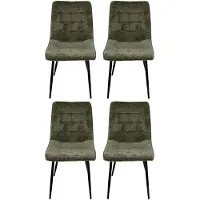 Benoa Eetkamerstoel Lucille Perfect Harmony Groen - eetkamerstoelen set van 4