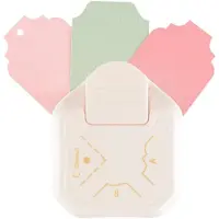 Vaessen creative Pons - 3 in 1 Hoekpons - 1,5 cm - 2,3 cm - Ø4 mm - Ivoor