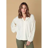 Ivy Beau Soumia Tops Off White