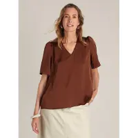 Yest Pippa Essential Tops Copper Brown