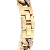 Philipp Plein The Hexagon Groumette Dames Horloge Goudkleurig PWWBA0523