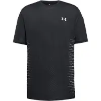 Under Armour UA Tech Play Short Sleeve-BLK Heren Sportshirt - Zwart - Wit - Wit