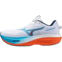 Mizuno Wave Rider 30 hardloopschoenen Wit Oranje AW26, Maat 46,5 - EUR