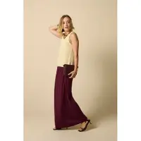 Sissy-Boy Donkerrode jersey maxi rok | Maat: S