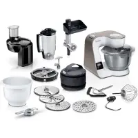 Bosch Serie 4 Keukenmachine met weegschaal en timer MUM 5 1000 W Wit, Champagne MUM5XL74