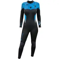 Seland Bahia Ii 5/4/3 Mm Dames Neopreen Wetsuit Met Lange Mouwen En Rugrits
