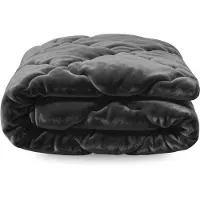 Zelesta Flanel Uni - Zwart 240x200cm
