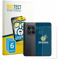 BROTECT - Screenprotector voor Xiaomi Poco M8 (Voor+Camera) - Folie Beschermfolie transparant 6 Stuks