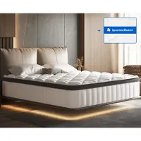 Bodyprotect Elite Line - matras 120x200 cm pocketvering 1000 - hoogte 25 cm - hardheid H2/H3 - ergonomische pocketveringmatras, 7-zones matras en veringmatras - Made in EU - 120 x 200 x 25 cm - wit