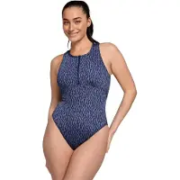 Ten Cate swimsuit soft cup high neck zipper wedstrijd badpak dames -