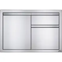 Napoleon Grills Inbouwdeur en afvalkast combinatie klein (100x71 cm) Napoleon Grill