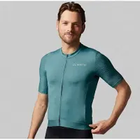 Acelera Intermediate Wielershirt - Fietsshirt Heren Korte Mouw - Wielrenshirt - Fietskleding - Groen - Maat 3XL