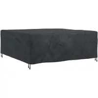 vidaXL Meubelbescherming Effen Zwart 210 x 200 x 70 cm 600D