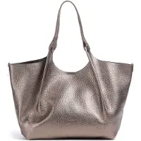 Gianni chiarini Leren shopper schoudertas Dua Shopping Bag Moon brons
