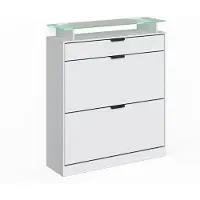 Vicco Schoenklaprek Alex, Wit, 89 x 105 cm met LED-verlichting