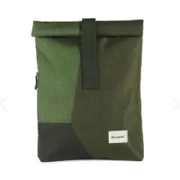 Bombata Nylon 2.0 Rugzak 15,6 inch Laptoprugzak - Lichtgewicht - Opvouwbaar - Waterafstotend Nylon - donkergroen