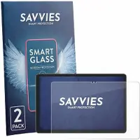 Savvies 2 Stuks Screenprotector - geschikt voor Blackview Tabwee T50 - beschermfolie glas transparant