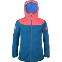 TROLLKIDS - Girls Bergen Jacket - Regenjas 164, blauw