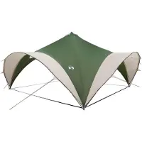 vidaXL Partytent met dak Groen 500 x 500 x 350 cm Polyester en Staal