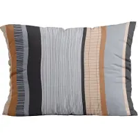 Zelesta Royalbed Kussensloop Set van 2 - Blue Stripes - Kussenslopen - 60x70cm