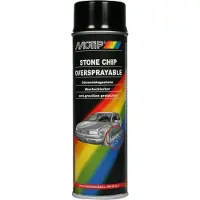 Motip Anti Steenslag in 500ml spuitbus Zwart