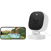 Zree 2K Bewakingscamera voor buiten, wifi-camera voor buitenbewaking, 360° PTZ-buitencamera met kleurennachtzicht, buitencamera voor PIR-bewegingsdetectie