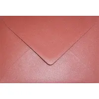 Netuno Metallic (parelmoer) rode enveloppen A6 - 125 x 175 mm - 25 stuks - NK natgelijmde - 120 gram - Aster Metallic -