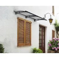 Palram - Canopia Aluminium deurluifel Aquila 2,05 m Palram - Canopia antraciet
