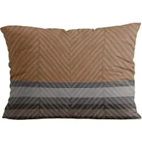 Zelesta Comfort Design Kussenslopen Set van 2 - Brown Stripes 80x80cm