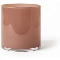 Woonexpress Sfeerlicht Astra - Glas - Bruin - 15x15x15 cm - Kleur Terra