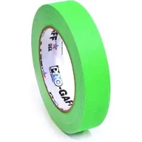 Pro Tapes Pro Gaff 24mm x 22,8m Cloth Tape Fluorescerend groen