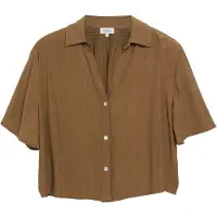 s.Oliver Red Label Boxy fit blouse met korte mouwen van viscosemix
