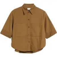 s.Oliver Blouse donkerbruin