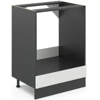 Vicco R-Line Ovenombouwkast – 60 cm zonder werkblad Wit Landhuis