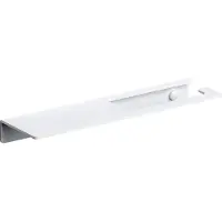 Clou Fold toiletrolhouder met planchet, mat wit