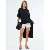 Busem Overized Crew Neck Tuniek met Splits