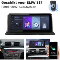 Hexinex autoradio Geschikt voor BMW 1er E81 E82 E87 E88 2006-2012 Draadloos CarPlay, Android auto, multimediaspeler, RAM:2GB,ROM:8GB