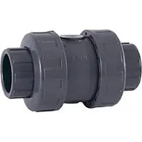 Pool Total 25697 Pvc-u Ø50 Terugslagkleppen Bal Serie Epdm O-ringen Oplosmiddel Socket