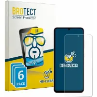 BROTECT - Screenprotector voor AI+ Pulse 2 - Folie Beschermfolie transparant 6 Stuks