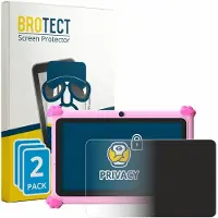 BROTECT - privacy screenprotector voor Ascrecem KIDS710 7" - Folie Beschermfolie Blauwlichtfilter 2 Stuks