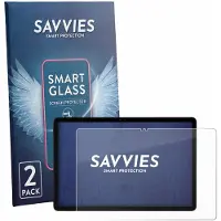 Savvies 2 Stuks Screenprotector - geschikt voor POPUX P11 - beschermfolie glas transparant