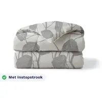 Zelesta Pure Design Spring Buds 140x200 - Katoenen dekbed zonder overtrek - Met instopstrook - Wasbaar dekbed - Hoesloos dekbed - 2 in 1 Dekbed met vaste overtrekPure Design