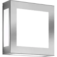 CMD LED-wandlamp buiten AQUA LEGENDO, alu / grijs / zink, Roestvrij staal, Modern, LED wandlamp buiten