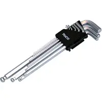 Tooltech Inbussleutelset met kogelkop 1,5-10MM 9-delig