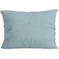 Zelesta Pure Duo Katoen Kussensloop set van 2 - Grijsblauw 80x80cm