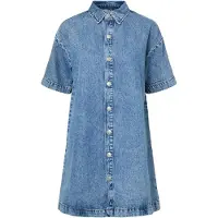 Pieces Blousejurk 'PCSky' blauw denim