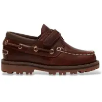 Timberland Kids Nautische schoenen van leer Authentic bruin (25), Plat, Geen, Casual, kinderkleding TB0A5P7AEM61