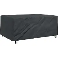 vidaXL Meubelbescherming Effen Zwart 230 x 165 x 80 cm 210D