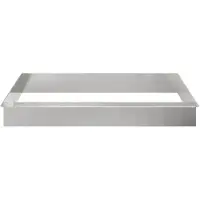 vidaXL Slakkenhekken 12 st 100 x 3,5 x 25 cm Roestvrij staal Zilver